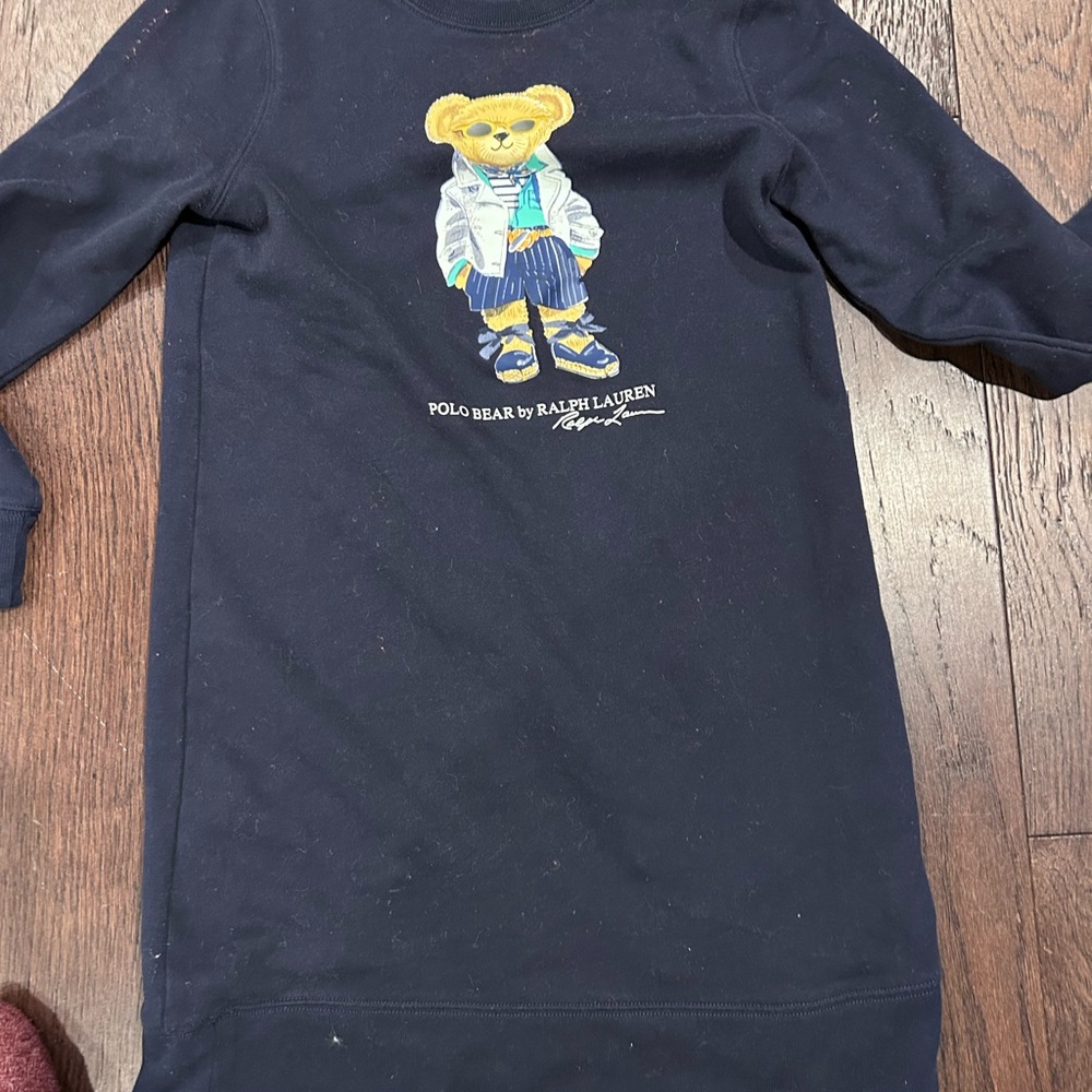 Ralph Lauren Navy Polo Bear Dress
